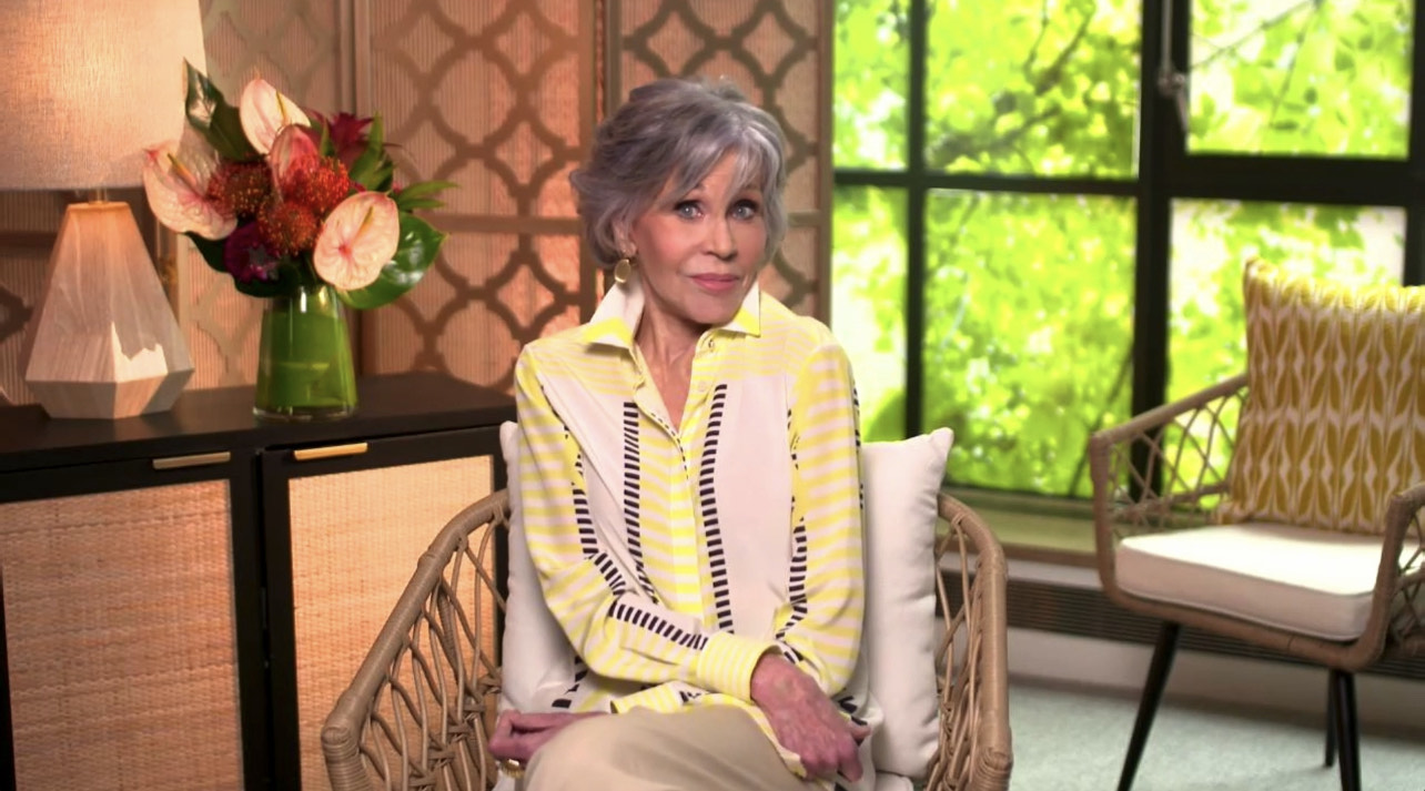 Jane Fonda In Movie LUCK Exclusive Interview With Cast Queen Bee Latina